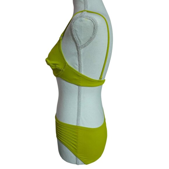 Maryan Mehlhorn Bikini 2-Piece Swimwear Chartruese Size 6/36C - Picture 4 of 5